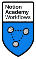 Notion Workflows Badge